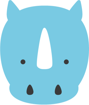 Blue rhino symbol